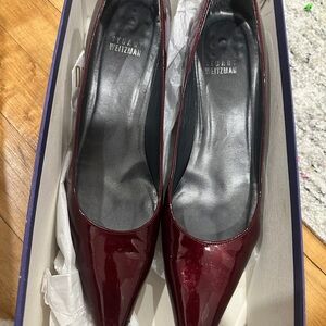 Stuart Weitzman Burgundy Heels